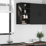 Mobile Pensile Riga Nero 30x29,5x60 cm in Legno truciolato
