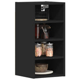 Mobile Pensile Riga Nero 30x29,5x60 cm in Legno truciolato