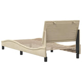 Giroletto senza Materasso Hanko Crema 80x200 cm in Tessuto