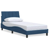 Giroletto senza Materasso Hanko Blu 90x190 cm in Tessuto