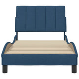 Giroletto senza Materasso Hanko Blu 90x190 cm in Tessuto