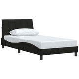 Giroletto senza Materasso Hanko Nero 100x200 cm in Tessuto