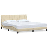 Giroletto senza Materasso Hanko Crema 180x200 cm in Tessuto
