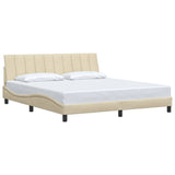 Giroletto senza Materasso Hanko Crema 180x200 cm in Tessuto