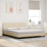 Giroletto senza Materasso Hanko Crema 180x200 cm in Tessuto