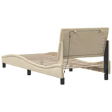 Giroletto senza Materasso Hanko Crema 80x200 cm in Tessuto