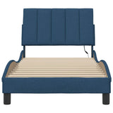 Giroletto senza Materasso Hanko Blu 90x190 cm in Tessuto