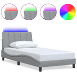 Giroletto senza Materasso Hanko Grigio Chiaro 100x200 cm Tessuto