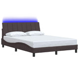 Giroletto senza Materasso Hanko Marrone Scuro 120x200 cm Tessuto