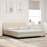 Giroletto senza Materasso Hanko Crema 180x200 cm in Tessuto