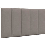 Letto con Materasso Hanko Tortora 80x200 cm in Tessuto