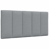 Letto con Materasso Hanko Grigio Chiaro 100x200 cm in Tessuto