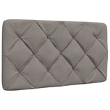 Letto con Materasso Tortora 80x200 cm in Tessuto