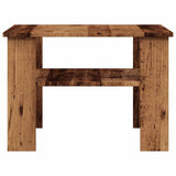 Tavolino da Salotto Legno Vecchio 60x60x42 cm Legno truciolato