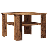 Tavolino da Salotto Legno Vecchio 60x60x42 cm Legno truciolato