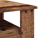 Tavolino da Salotto Legno Vecchio 60x60x42 cm Legno truciolato