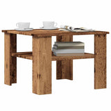 Tavolino da Salotto Legno Vecchio 60x60x42 cm Legno truciolato