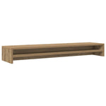Supporto Monitor Rovere Artigianale 100x24x13 cm truciolato
