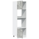 Mobile per Microonde Lyon Grigio Cemento 60x57x207 cm