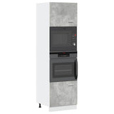 Mobile per Microonde Lyon Grigio Cemento 60x57x207 cm