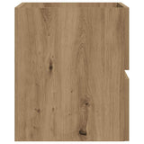 Mobiletto da Bagno Rovere Artigianale 60x38,5x45 cm Truciolato
