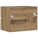 Mobiletto da Bagno Rovere Artigianale 60x38,5x45 cm Truciolato