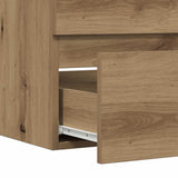 Mobiletto da Bagno Rovere Artigianale 60x38,5x45 cm Truciolato