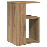 Tavolino da Salotto Rovere Artigianale 36x30x56cm in Truciolato