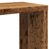 Mensole Parete a Cubo 6 pz Legno Vecchio 30x15x30 cm Truciolato