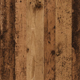 Mensole Parete a Cubo 6 pz Legno Vecchio 30x15x30 cm Truciolato