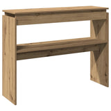Tavolo Consolle Rovere Artigianale 102x30x80 cm in Truciolato