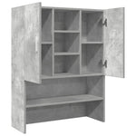 Mobile per Lavatrice Grigio Cemento 70,5x25,5x90 cm