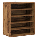 Scarpiera Legno Vecchio 60x35x70 cm in Legno truciolato