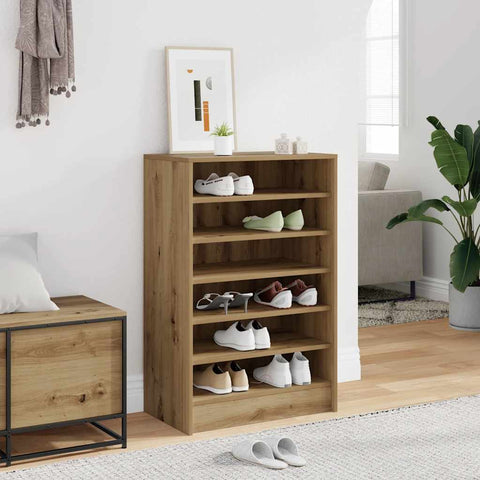 Scarpiera Rovere Artigianale 60x35x92 cm in Legno truciolato