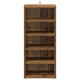 Scarpiera Legno Antico 32x35x70 cm in Legno truciolato