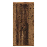 Scarpiere 2 pz Legno Antico 32x35x70 cm in Legno truciolato