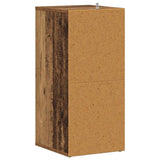 Scarpiere 2 pz Legno Antico 32x35x70 cm in Legno truciolato