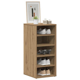Scarpiere 2 pz Rovere Artigianale 32x35x70 cm in Truciolato