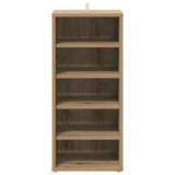 Scarpiere 2 pz Rovere Artigianale 32x35x70 cm in Truciolato
