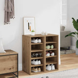 Scarpiere 2 pz Rovere Artigianale 32x35x70 cm in Truciolato
