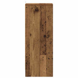 Scarpiera Legno Vecchio 32x35x92 cm in Legno truciolato