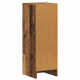 Scarpiera Legno Vecchio 32x35x92 cm in Legno truciolato