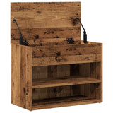 Scarpiera Legno Antico 60x30x45 cm in Legno truciolato