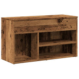 Scarpiera Legno Antico 80x30x45 cm in Legno truciolato