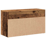 Scarpiera Legno Antico 80x30x45 cm in Legno truciolato