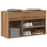 Scarpiera Rovere Artigianale 80x30x45 cm in Legno truciolato