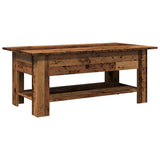 Tavolino da Salotto Legno Antico 102x55x42 cm Legno truciolato