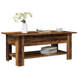 Tavolino da Salotto Legno Antico 102x55x42 cm Legno truciolato