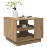Tavolino da Salotto Artigianale 55x55x42 cm Legno truciolato