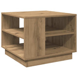 Tavolino da Salotto Artigianale 55x55x42 cm Legno truciolato